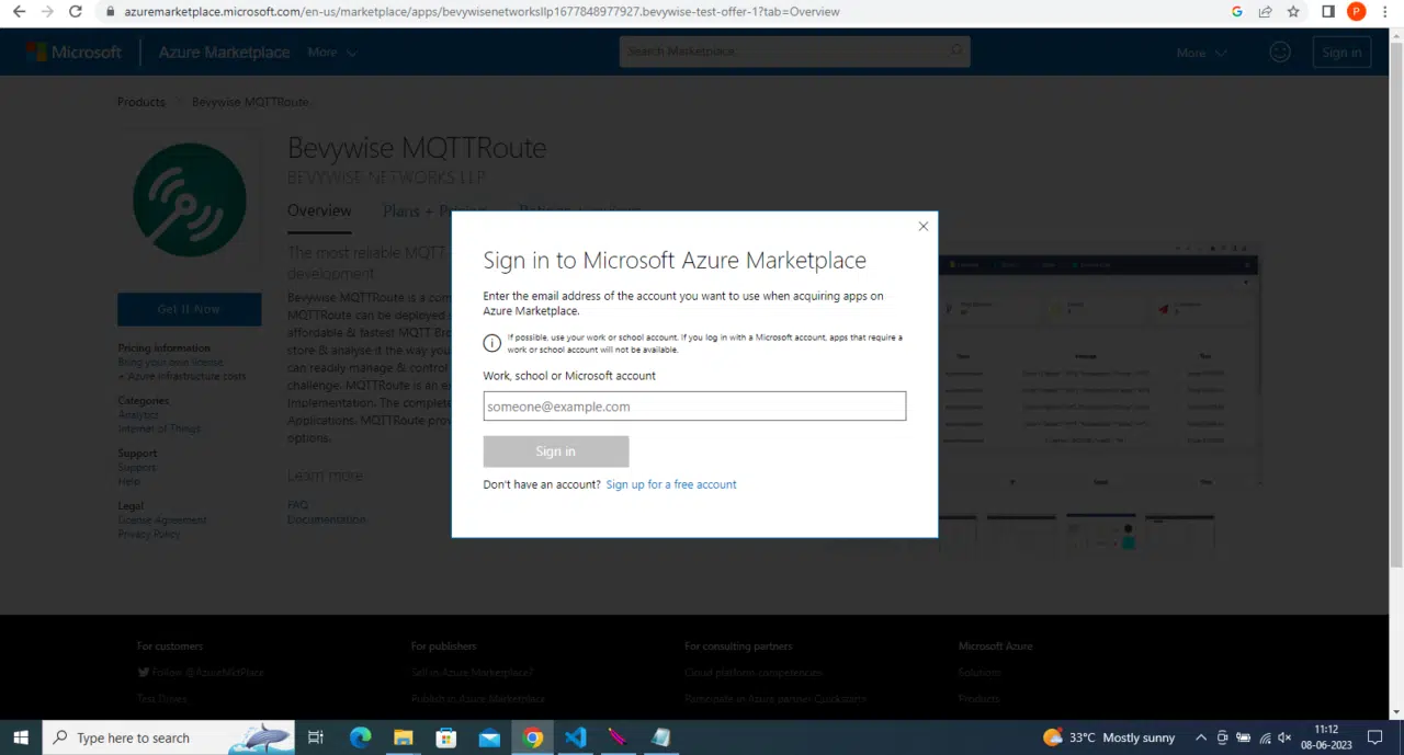 signin azure