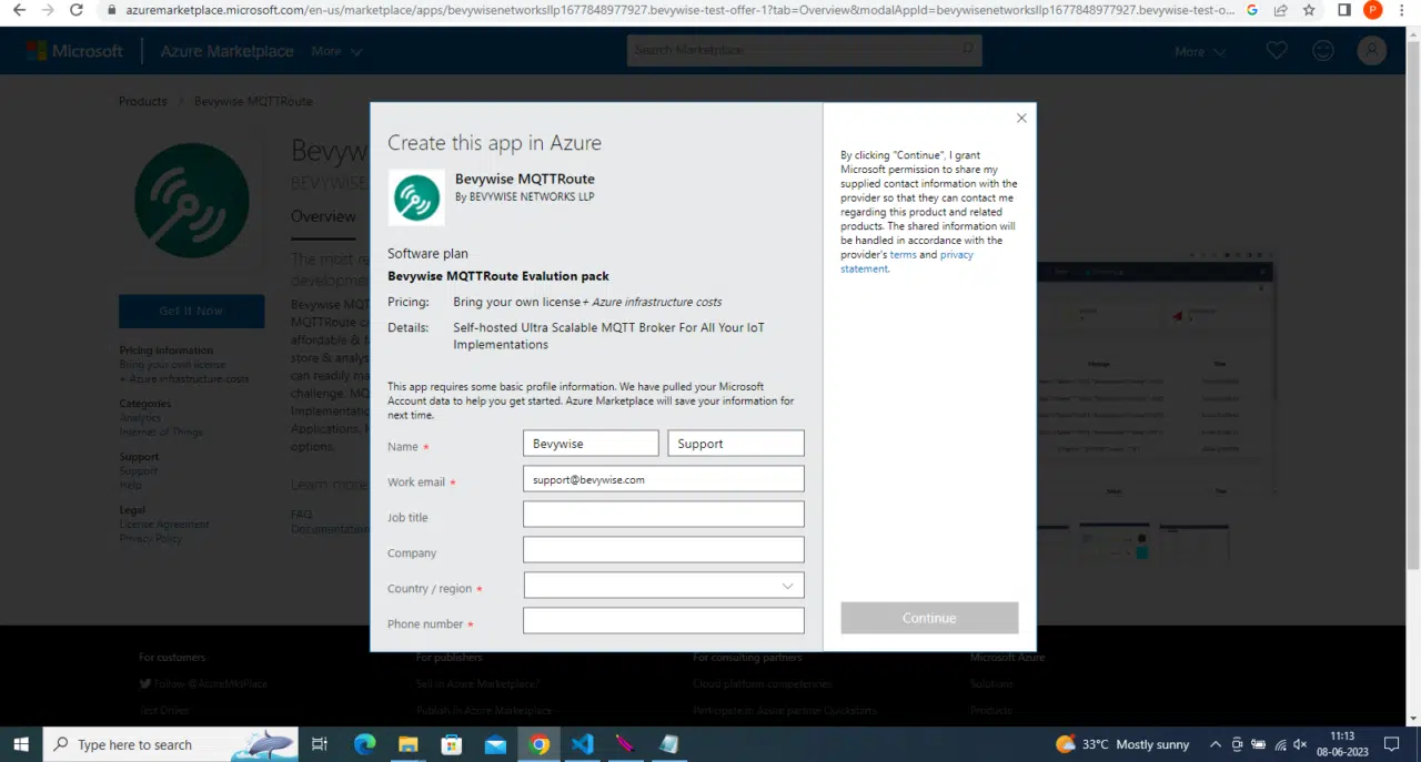 create app in 
            azure