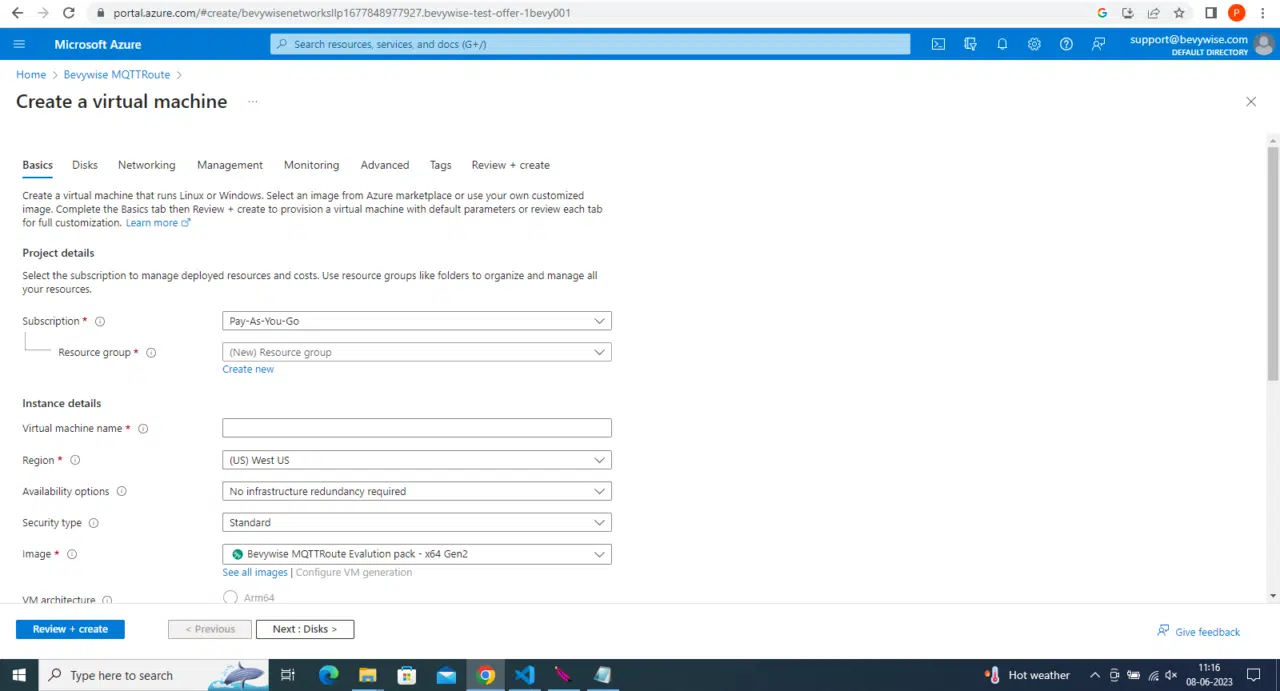 create vm