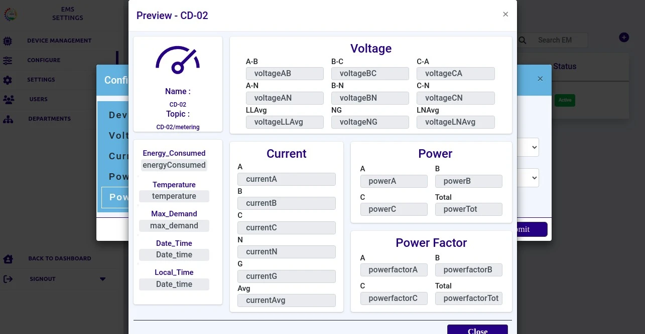 preview configurations