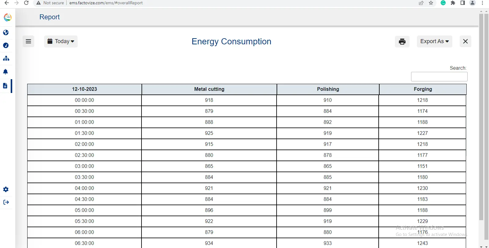 department daily report