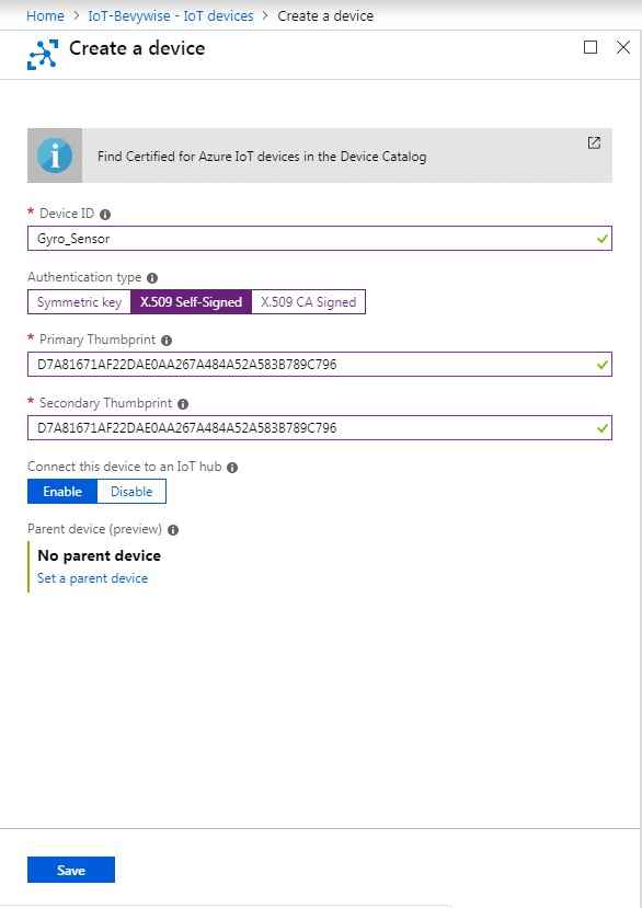 create a device