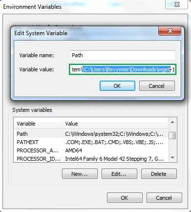 edit system variable