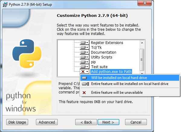 customize python