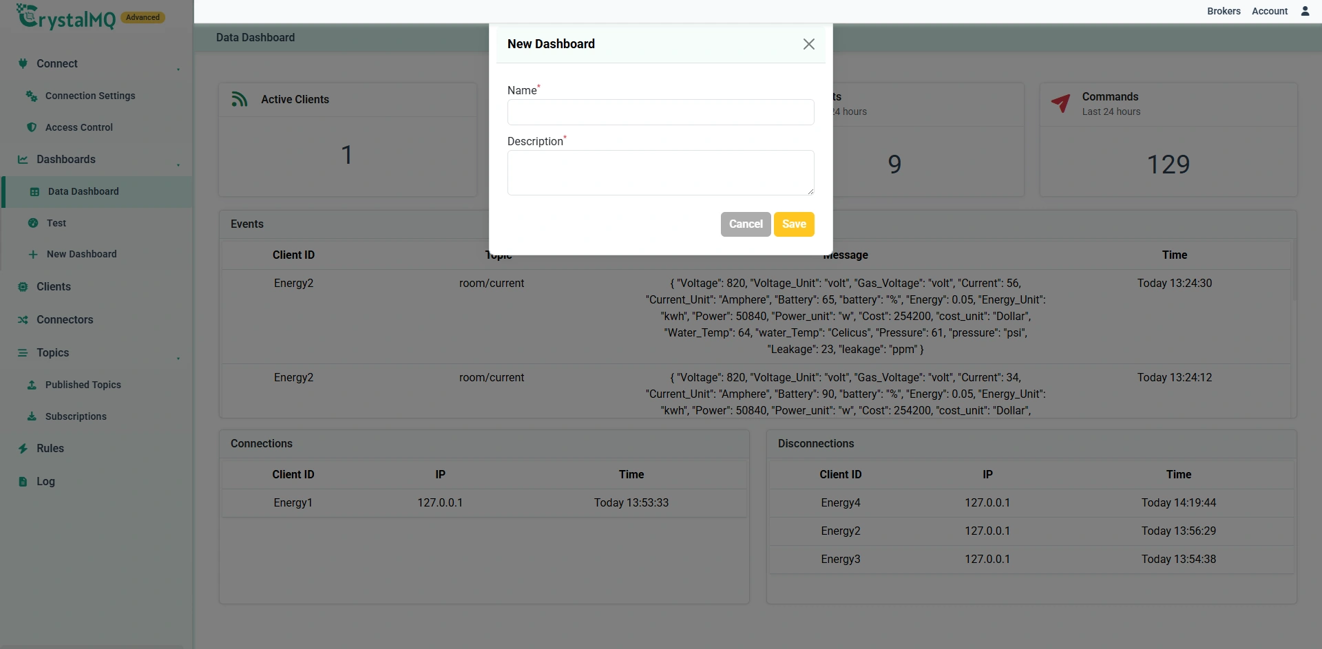 Create Custom Dashboard