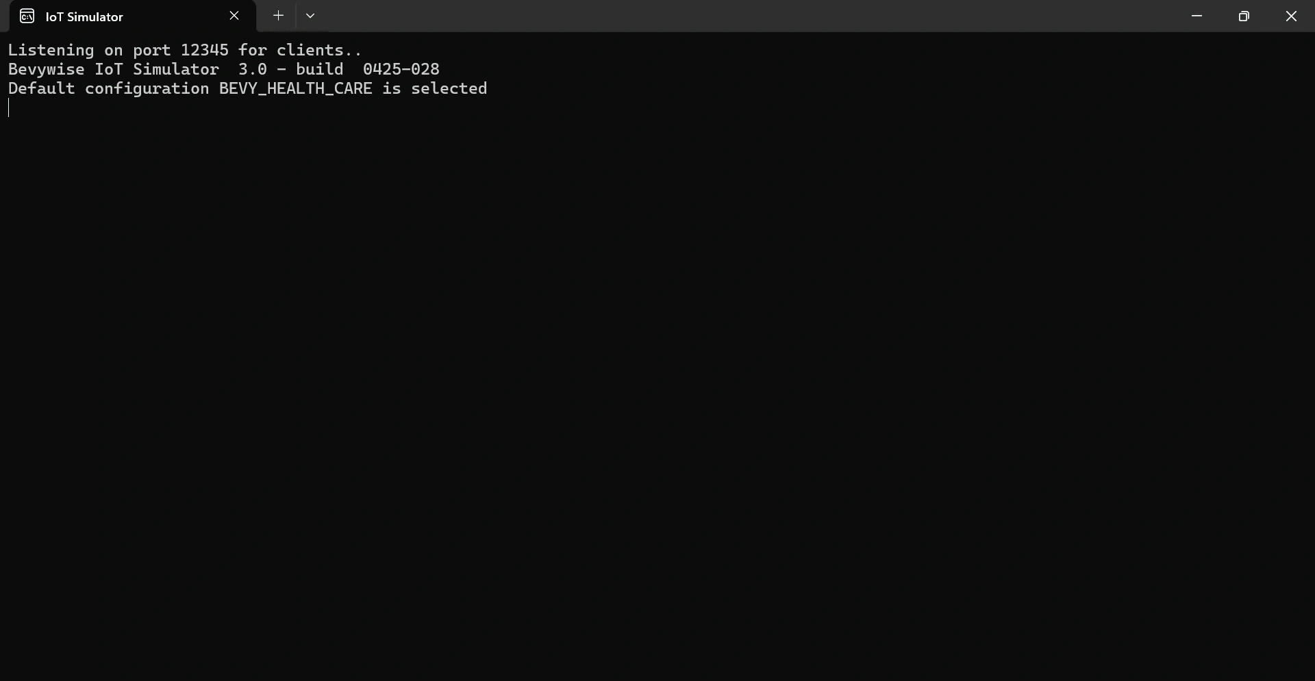 Run IoT Simulator